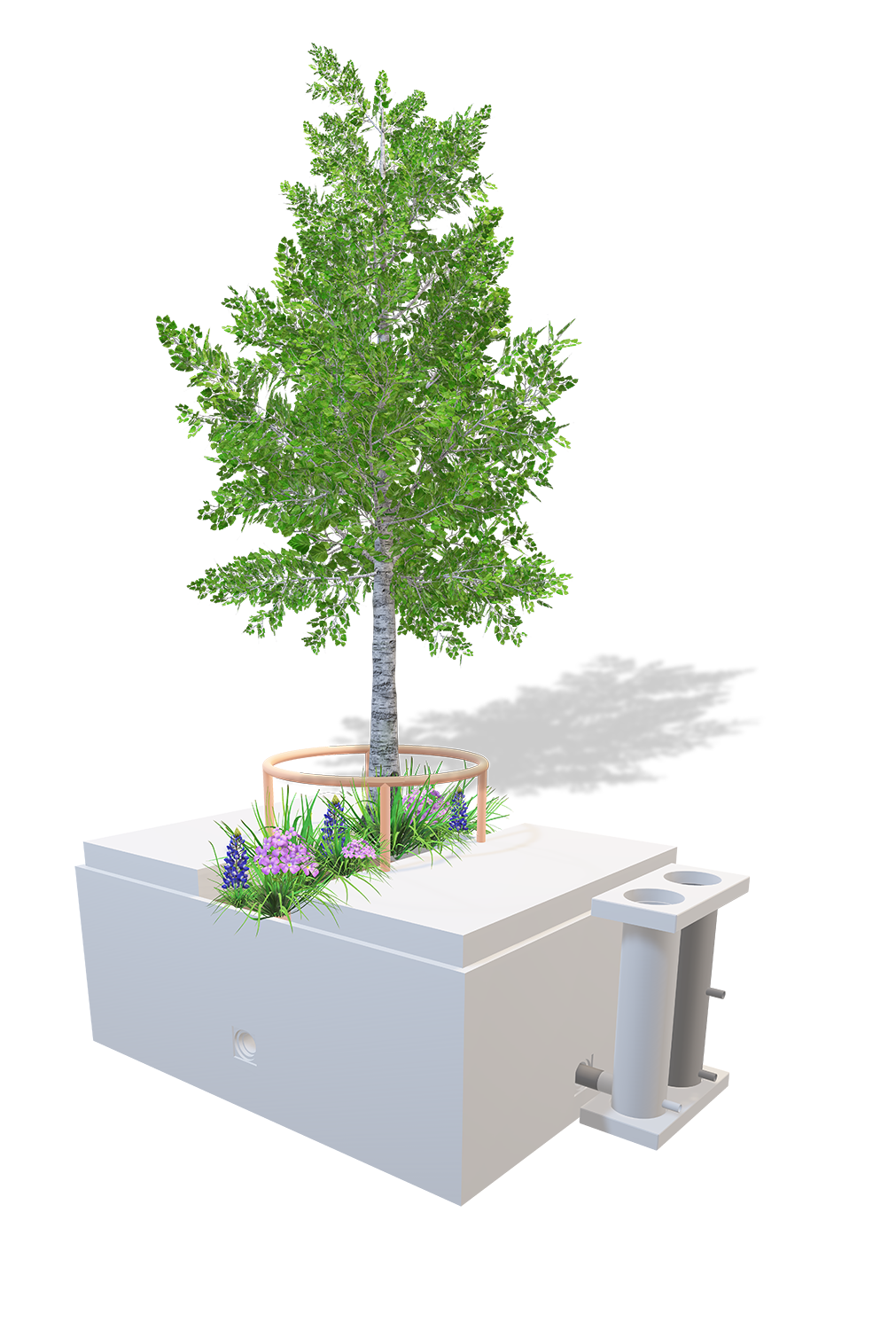 Technisch diagram BRENT Urban Tree Pit