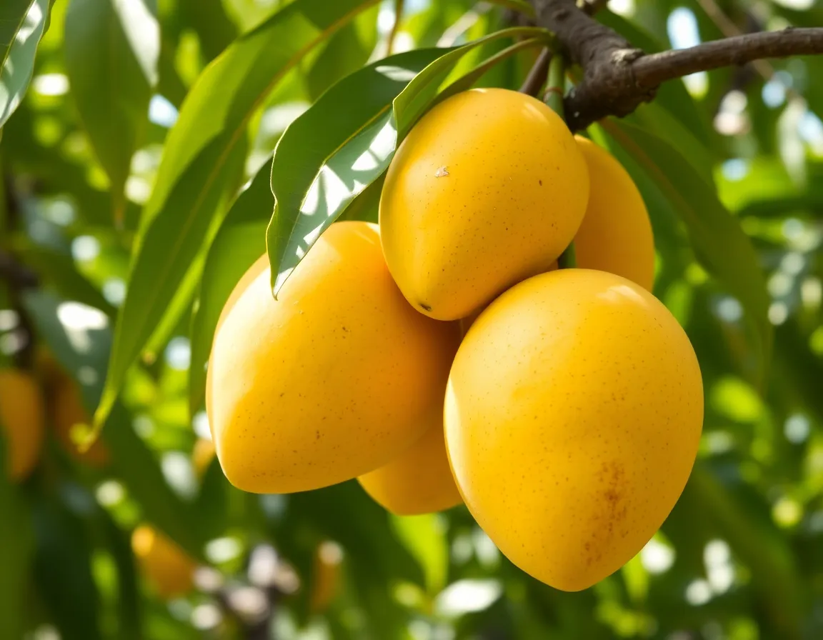 Tree Ripe Orange Mango Organic Mango Journey
