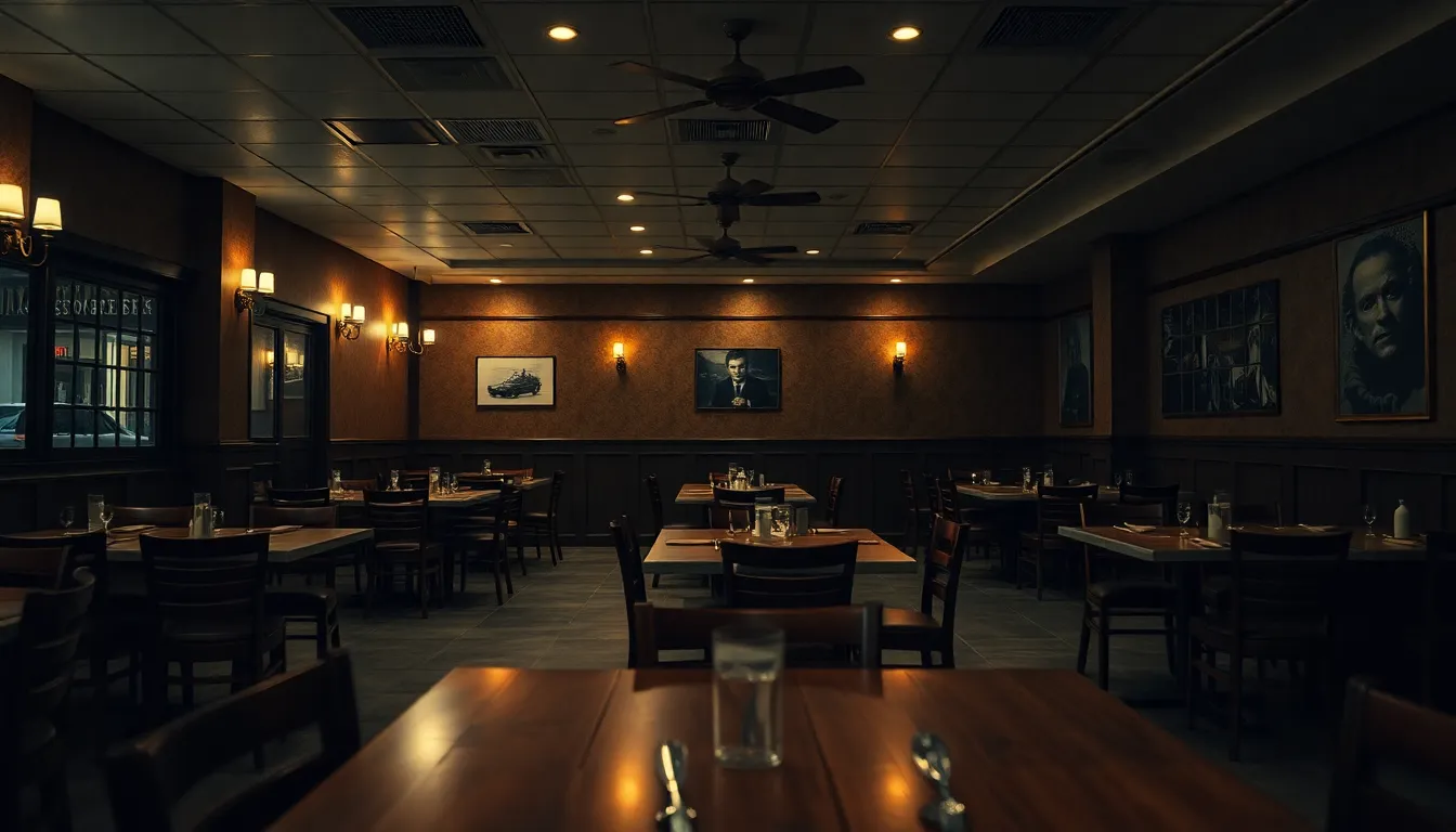 Empty restaurant