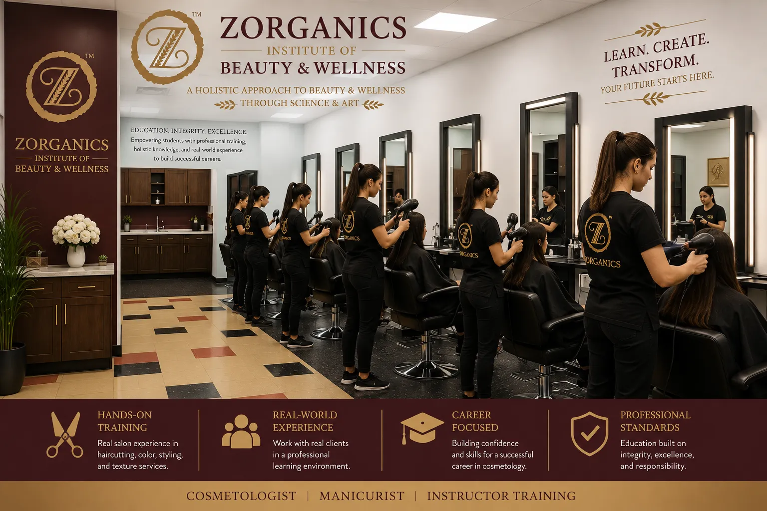 Zorganics Institute | Beauty School Washington — Esthetician, Cosmetology & Master Esthetician Programs, Bellingham WA