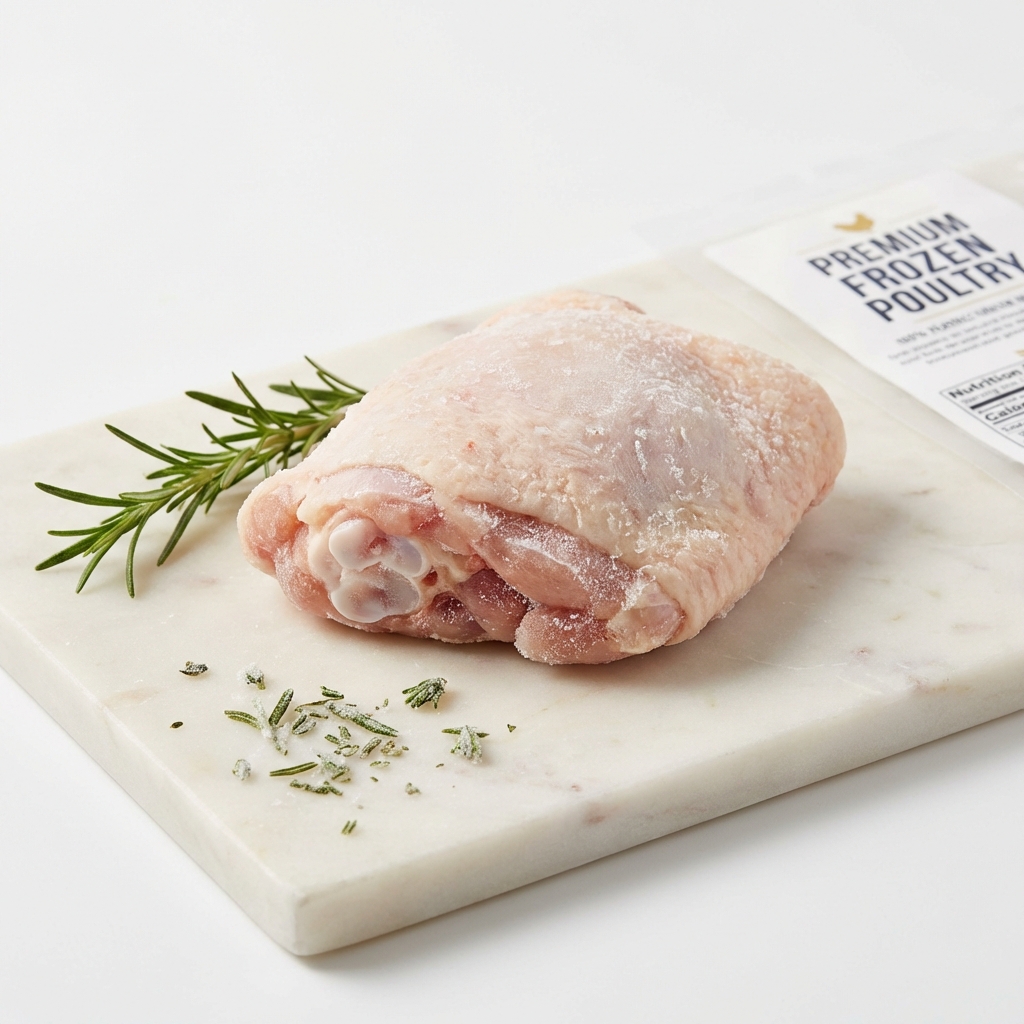 Frozen Chicken Thighs - Bone-In Skin-On Wholesale Supply
