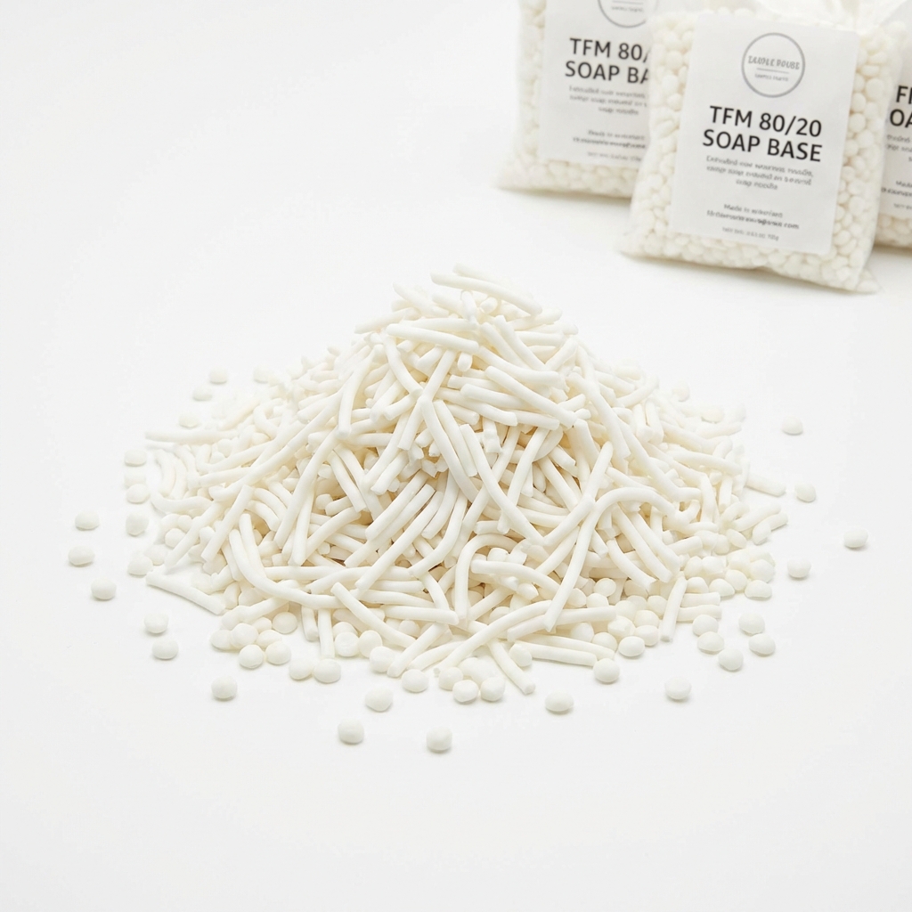 Soap Noodles TFM 80/20 Snow White - Premium Soap Base Material