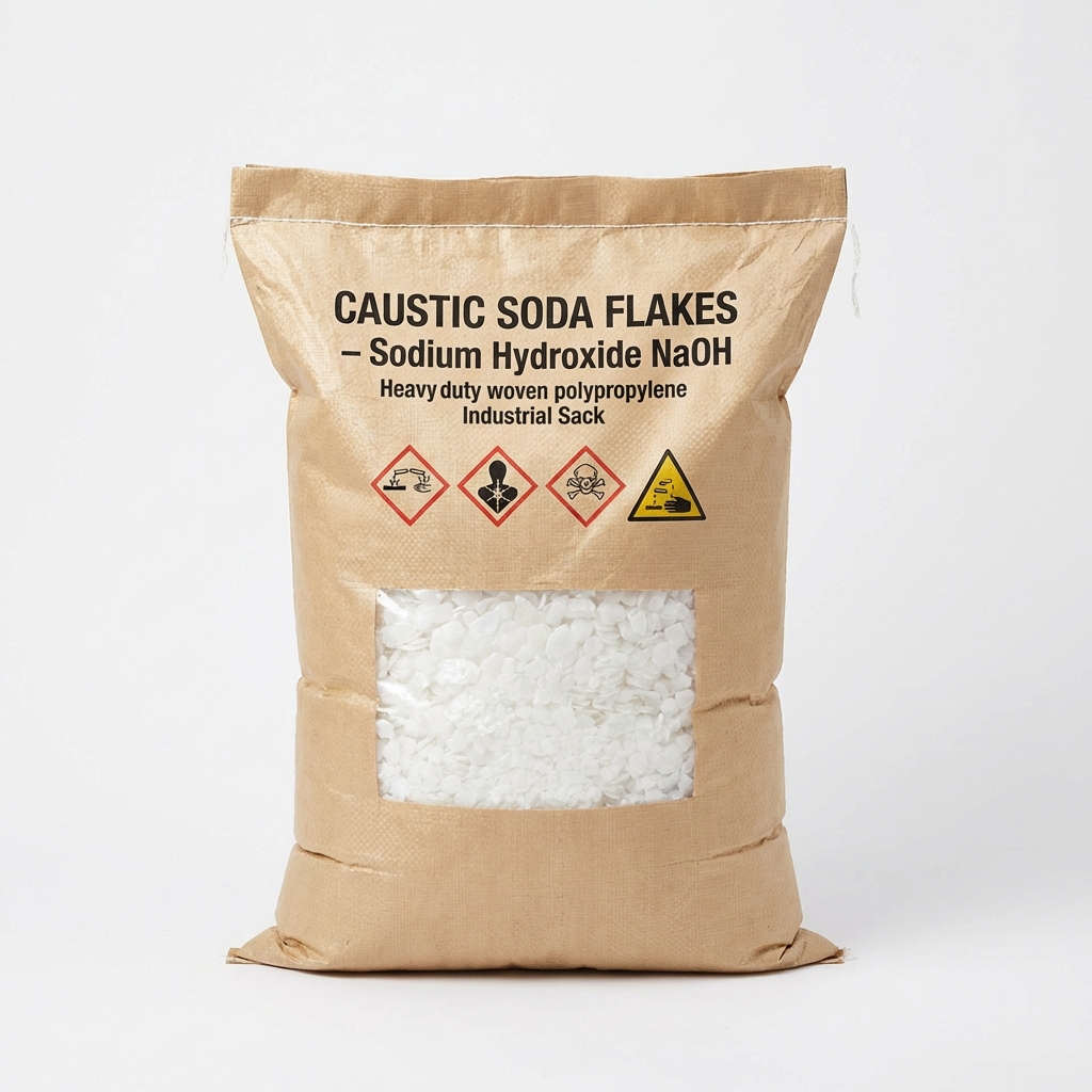Caustic Soda Flakes NaOH - Industrial Grade Sodium Hydroxide