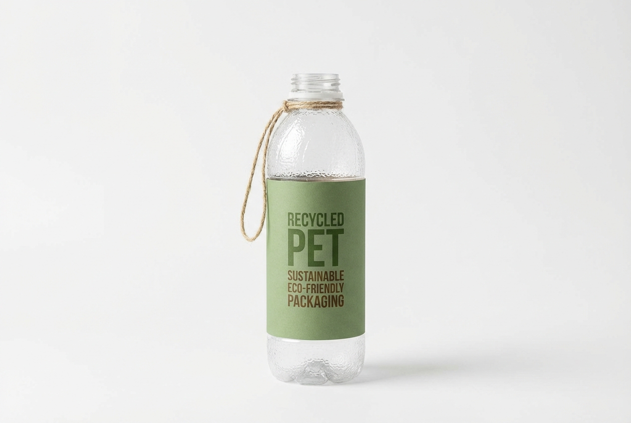 Sustainable Packaging with Recycled PET Flakes