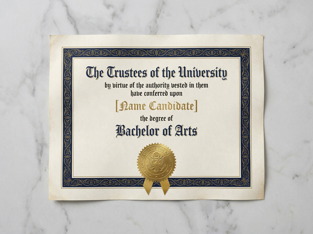 University Certificate