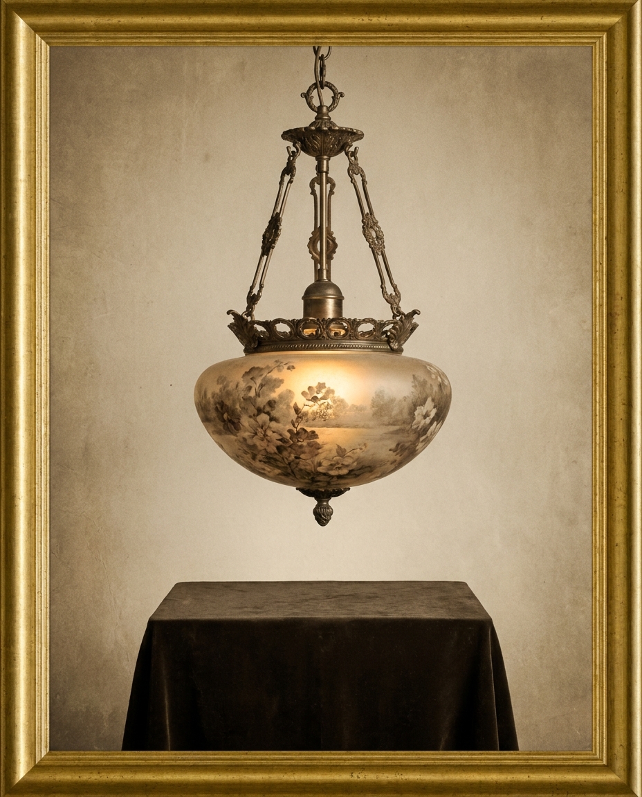 Floral Hanging Fixture — Handel Ceiling Fixtures