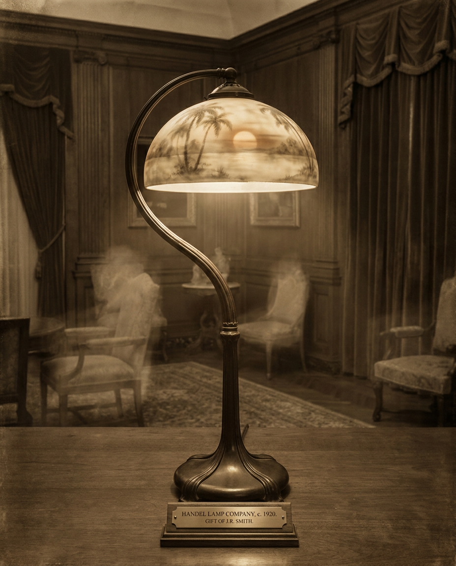 Palm Scene Floor Lamp — Handel Floor Lamps