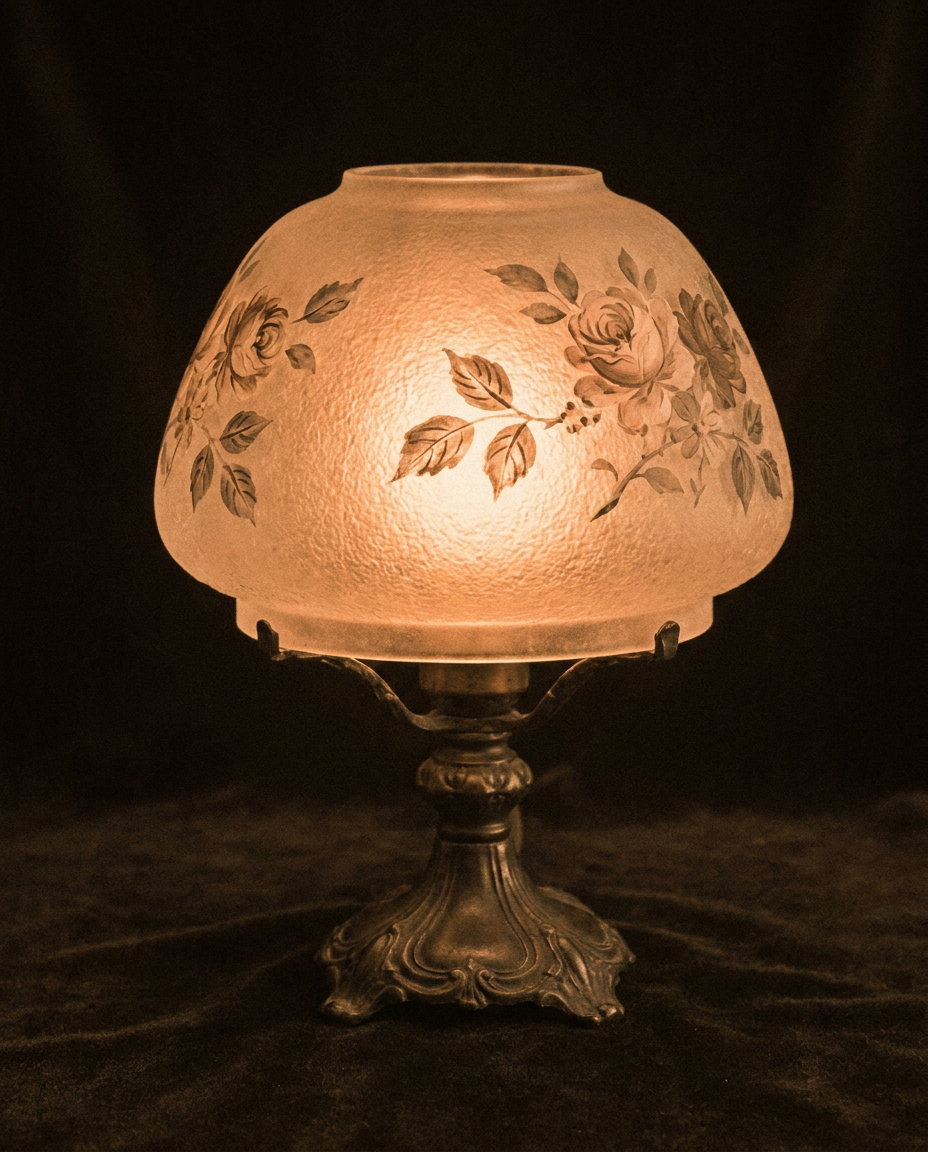 Blue Garden Boudoir — Handel Boudoir Lamps
