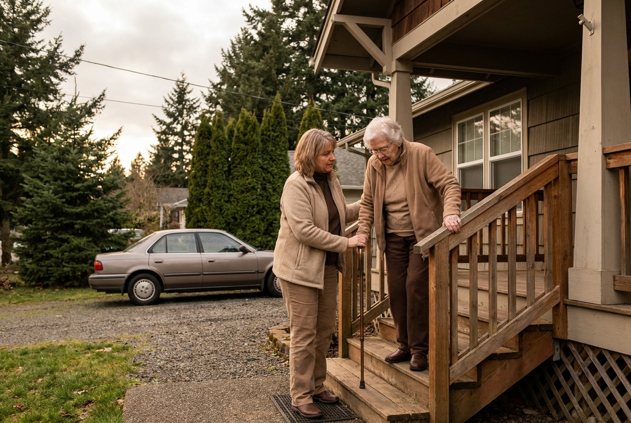 flexible in-home care for seniors in Pierce County, help getting to an appointment